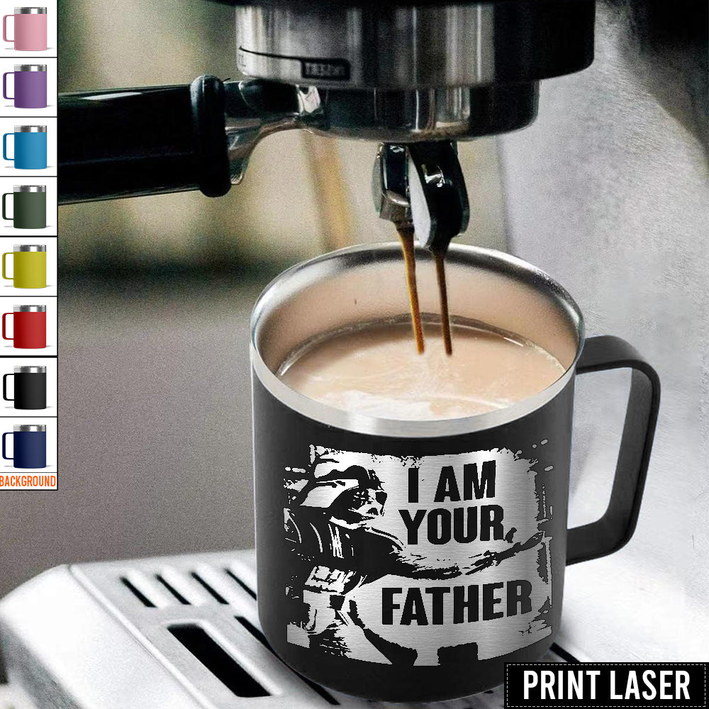 Star Wars Darth Vader 'No, I Am Your Father.' - Print Laser Handle Cup