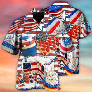 Baking Independence Day Cake Style - Hawaiian Shirt - Owl Ohh - Owl Ohh