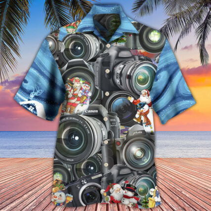 Camera Amazing Merry Christmas Happy - Hawaiian Shirt - Owl Ohh - Owl Ohh