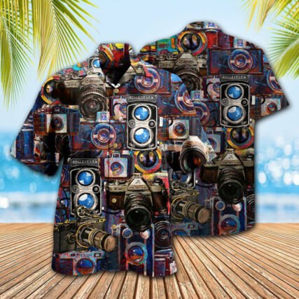 Camera Good Old Days Again Photographer - Hawaiian Shirt - Owl Ohh - Owl Ohh