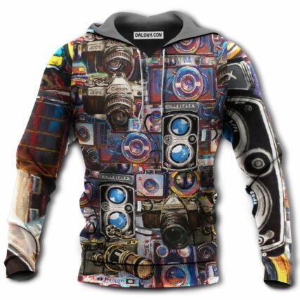 Camera Good Old Days Again Photographer - Hoodie - Owl Ohh - Owl Ohh