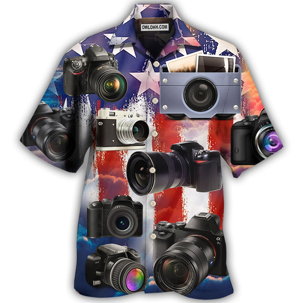 Camera Independence Day - Hawaiian Shirt - Owl Ohh - Owl Ohh
