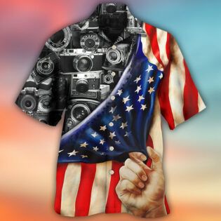 Camera Independence Day America - Hawaiian Shirt - Owl Ohh - Owl Ohh