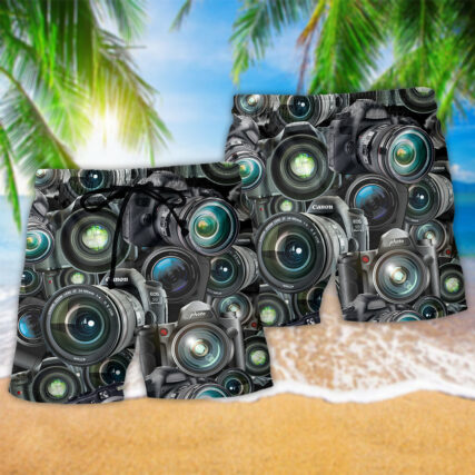 Camera Look Through Cameras Dark Style - Beach Short - Owl Ohh - Owl Ohh