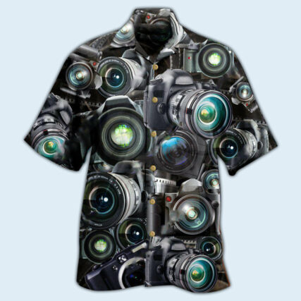 Camera Look Through Cameras - Hawaiian Shirt - Owl Ohh - Owl Ohh