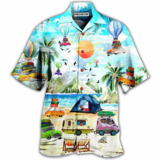 Camping Get High With - Hawaiian Shirt - Owl Ohh - Owl Ohh