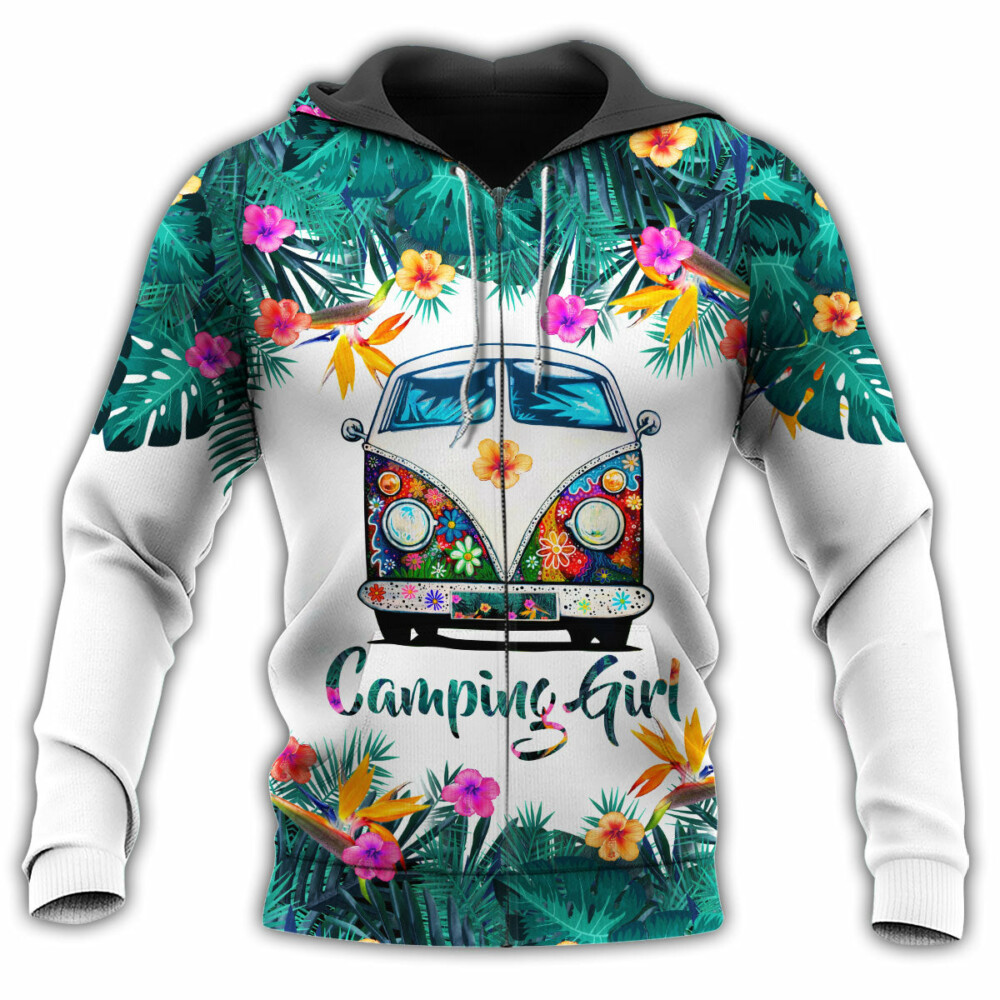 Camping Girl Just A Girl Who Loves Camping - Hoodie - Owl Ohh - Owl Ohh