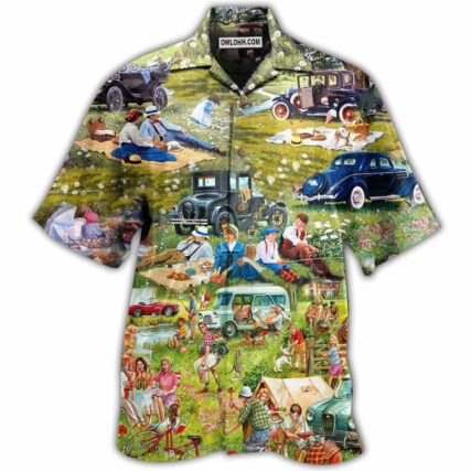 Camping It's Picnic Time So Funny - Hawaiian Shirt - Owl Ohh - Owl Ohh