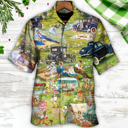 Camping It's Picnic Time So Funny - Hawaiian Shirt - Owl Ohh - Owl Ohh