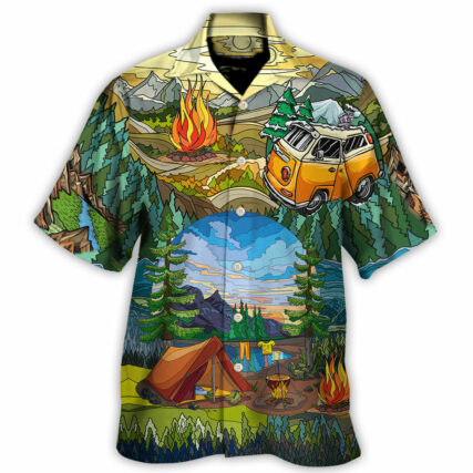 Camping Life Is Best Art - Hawaiian Shirt - Owl Ohh for men and women, kids - Owl Ohh