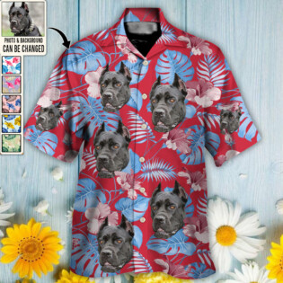 Dog Lucky You Want Tropical Custom Photo - Hawaiian Shirt - Personalized Photo Gifts-Owl Ohh