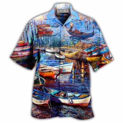 Canoe Life Is A Jouney Enjoy The Ride Art Style - Hawaiian Shirt - Owl Ohh - Owl Ohh