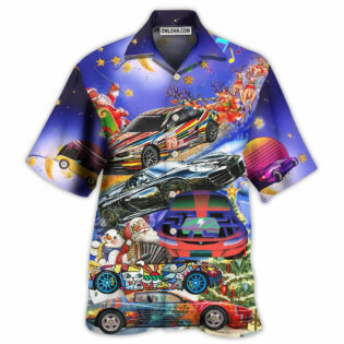 Car Funny For Christmas Merry Night - Hawaiian Shirt - Owl Ohh - Owl Ohh