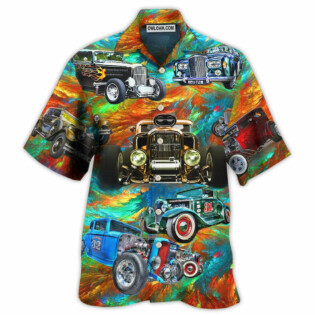 Hot Rod Car How To Ride A Hot Rod - Hawaiian Shirt - Owl Ohh - Owl Ohh