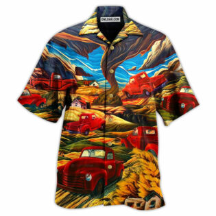 Car Love Red Mountain - Hawaiian Shirt - Owl Ohh - Owl Ohh