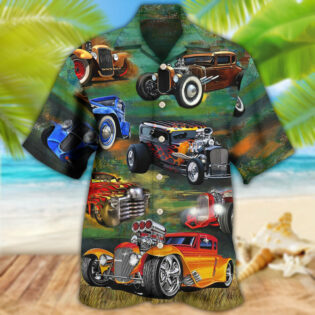 Car Luxury Retro Vintage Style - Hawaiian Shirt - Owl Ohh - Owl Ohh