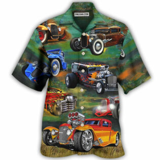 Car Luxury Retro Vintage Style - Hawaiian Shirt - Owl Ohh - Owl Ohh