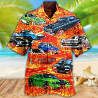 Car On Fire Cool - Hawaiian Shirt - Owl Ohh - Owl Ohh