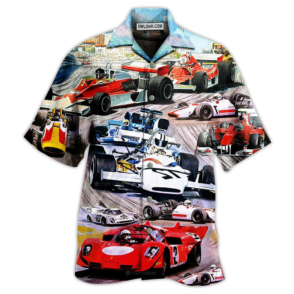 Formula One Car Racing Fast Cool Style - Hawaiian Shirt - Owl Ohh - Owl Ohh
