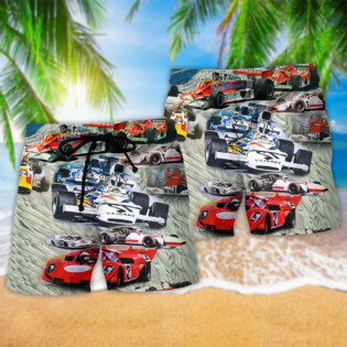Car Racing So Cool - Beach Short - Owl Ohh - Owl Ohh