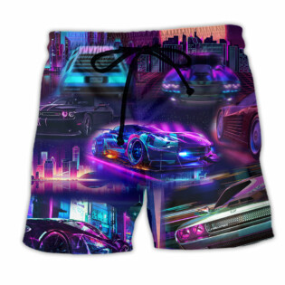 Car We Drive Say A Lot About Us Sport Car - Beach Short - Owl Ohh - Owl Ohh