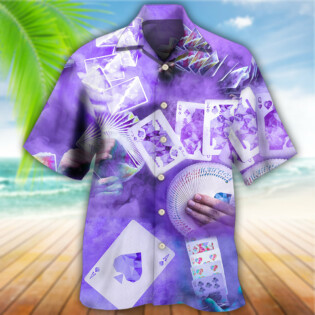 Gambling Purple Style - Hawaiian Shirt - Owl Ohh - Owl Ohh