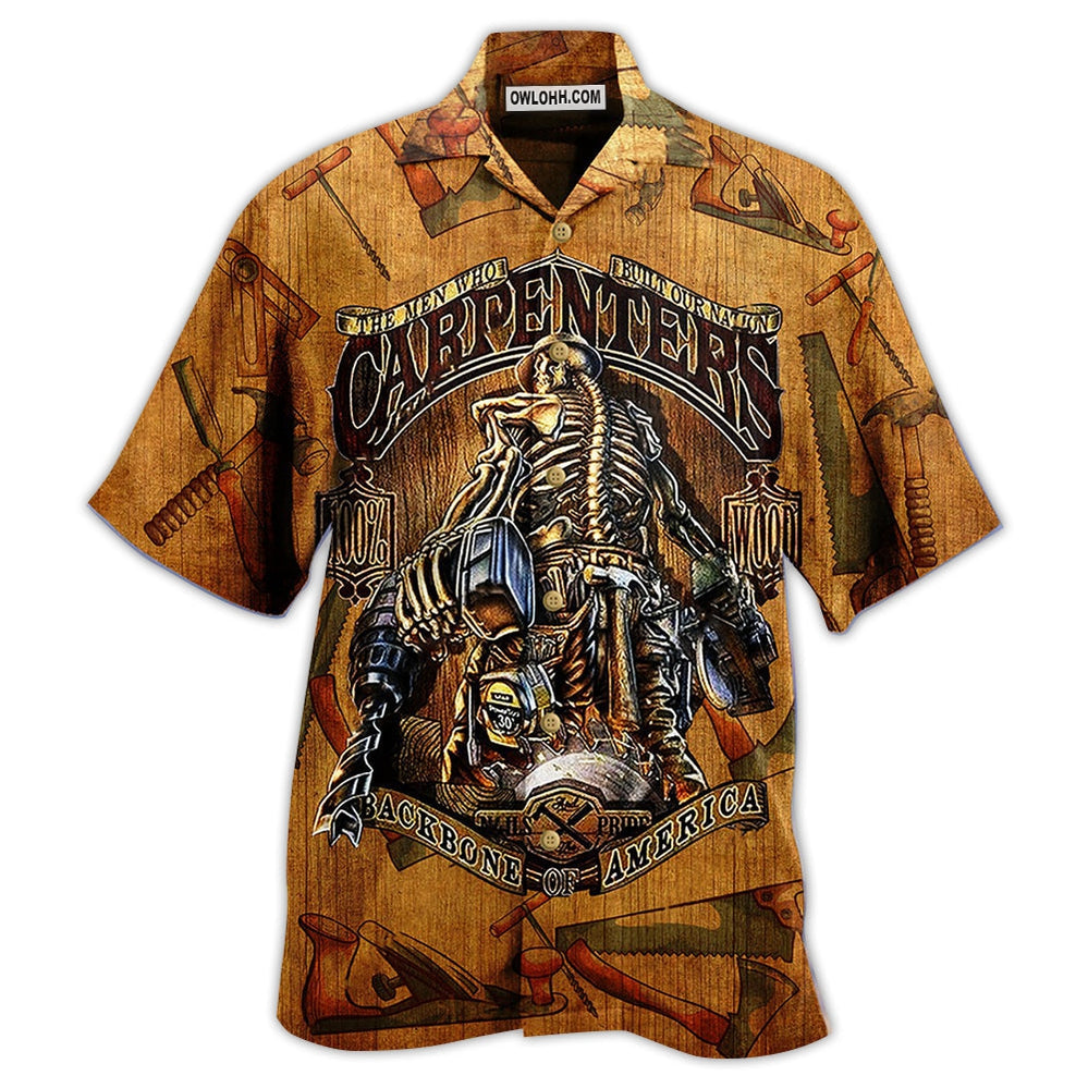 America Carpenter Vintage Love America - Hawaiian Shirt - Owl Ohh - Owl Ohh