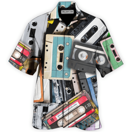 Cassette Music Lover - Hawaiian Shirt - Owl Ohh - Owl Ohh