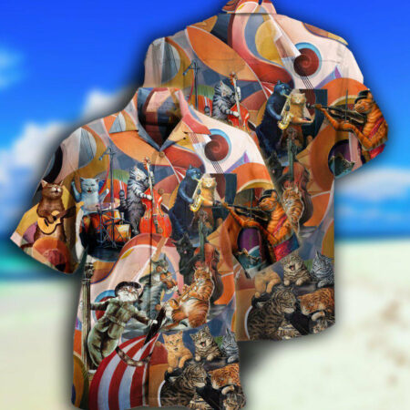 Cat Amazing Band - Hawaiian Shirt - Owl Ohh - Owl Ohh