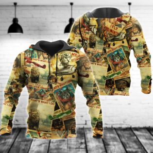 Cat Amazing Pilot - Hoodie - Owl Ohh - Owl Ohh