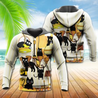 Cat And Dinner Style - Hoodie - Owl Ohh - Owl Ohh