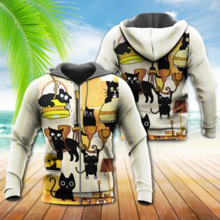 Cat And Dinner Style - Hoodie - Owl Ohh - Owl Ohh