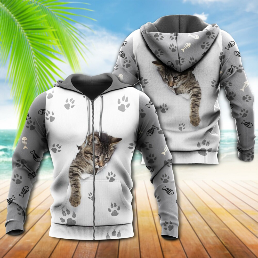 Cat Baby In My Soul - Hoodie - Owl Ohh - Owl Ohh
