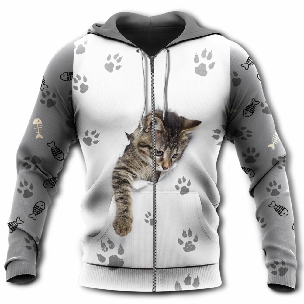 Cat Baby In My Soul - Hoodie - Owl Ohh - Owl Ohh