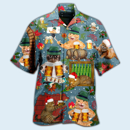 Beer Don't Let Your Cat Drink Beer - Hawaiian Shirt - Owl Ohh - Owl Ohh