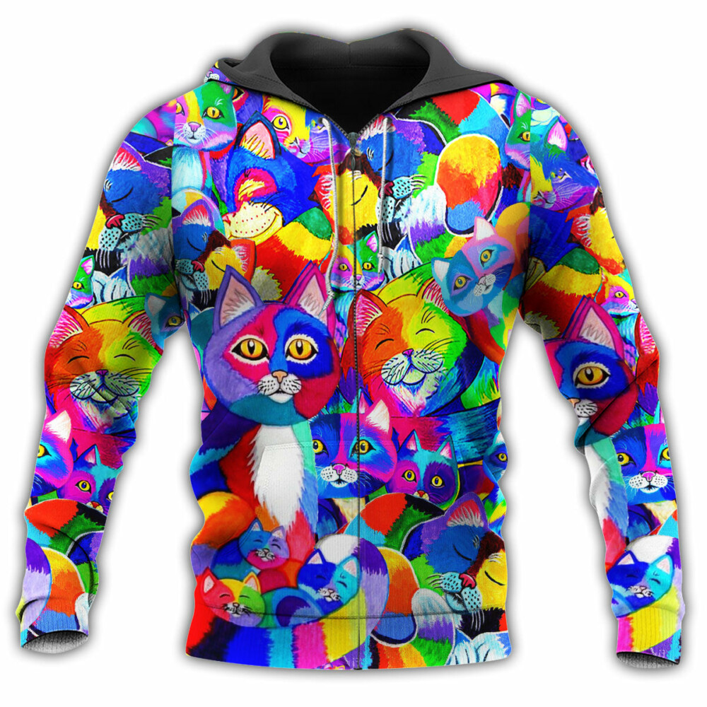 Cat Fullcolor Amazing Style - Hoodie - Owl Ohh - Owl Ohh