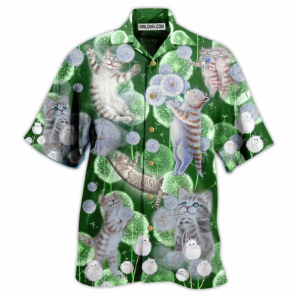 Cat Happiness Love Dream - Hawaiian Shirt - Owl Ohh - Owl Ohh