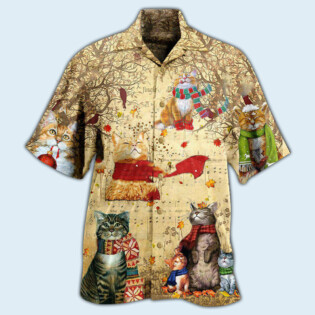 Cat In The Melody Of Life - Hawaiian Shirt - Owl Ohh - Owl Ohh