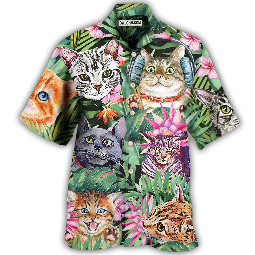 Cat Is My Life Funny - Hawaiian Shirt - Owl Ohh - Owl Ohh