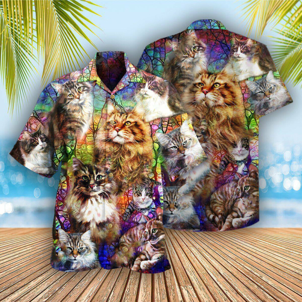 Cat Life Is Better With Cat - Hawaiian Shirt - Owl Ohh - Owl Ohh