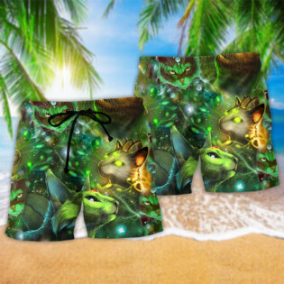 Cat Love Night And Star Stunning - Beach Short - Owl Ohh - Owl Ohh