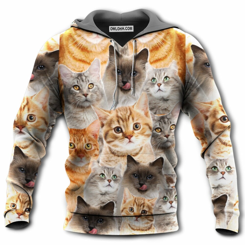 Cat Lovely Cat In My Heart - Hoodie - Owl Ohh - Owl Ohh