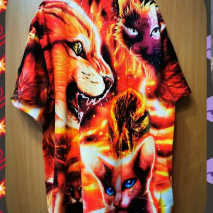 Cat Play Fire - Hawaiian Shirt - Owl Ohh - Owl Ohh