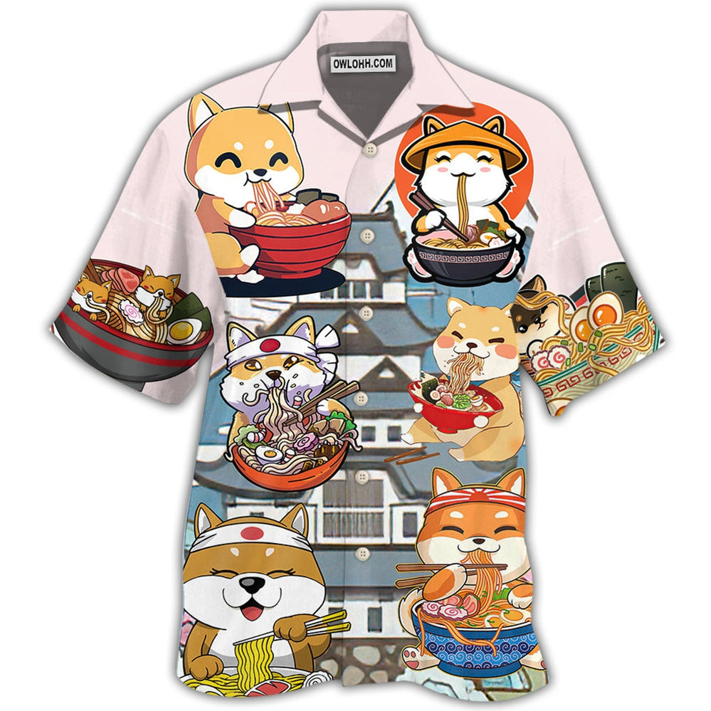 Cat Ramen Lovely Style - Hawaiian Shirt - Owl Ohh - Owl Ohh