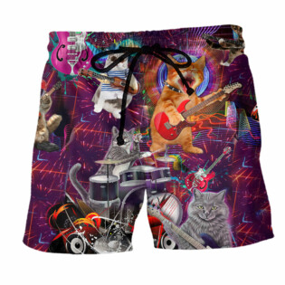 Cat Rocker Happy Everyday - Beach Short - Owl Ohh - Owl Ohh