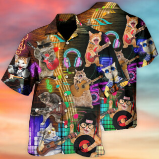 Cat Rocker Lovely Style - Hawaiian Shirt - Owl Ohh - Owl Ohh