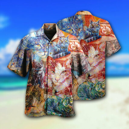 Cat Sleeping Blur - Hawaiian Shirt - Owl Ohh - Owl Ohh