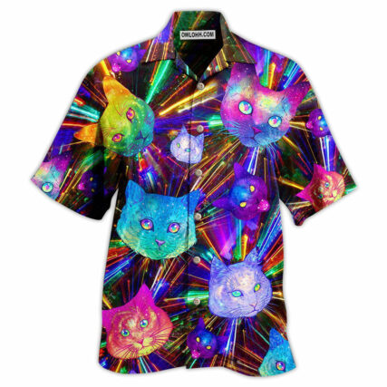 Cat Space Evolution Stunning - Hawaiian Shirt - Owl Ohh - Owl Ohh