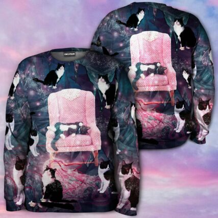 Cat On The Pink Chair - Hoodie - HOOD02NGC101121