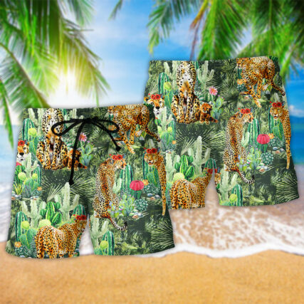 Catamount Love Cactus Style - Beach Short - Owl Ohh - Owl Ohh